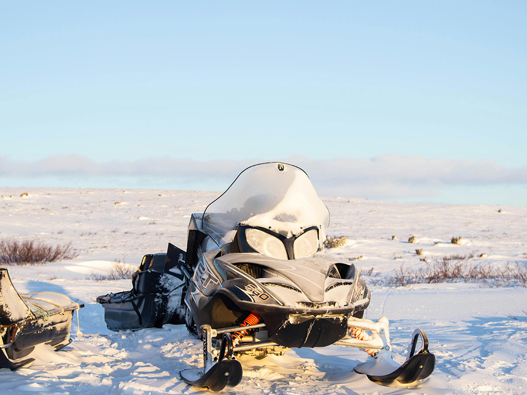 Snowmobiling